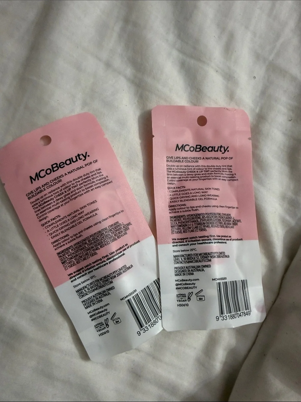 Mini Cheek & Lip Tint – Flamingo Pink 2 count